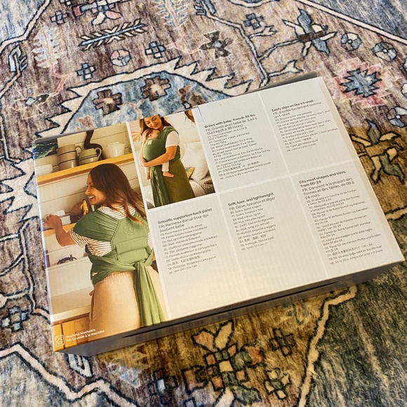 LILLE Baby Dragonfly Wrap in Bluestone - Picture 2 of 5